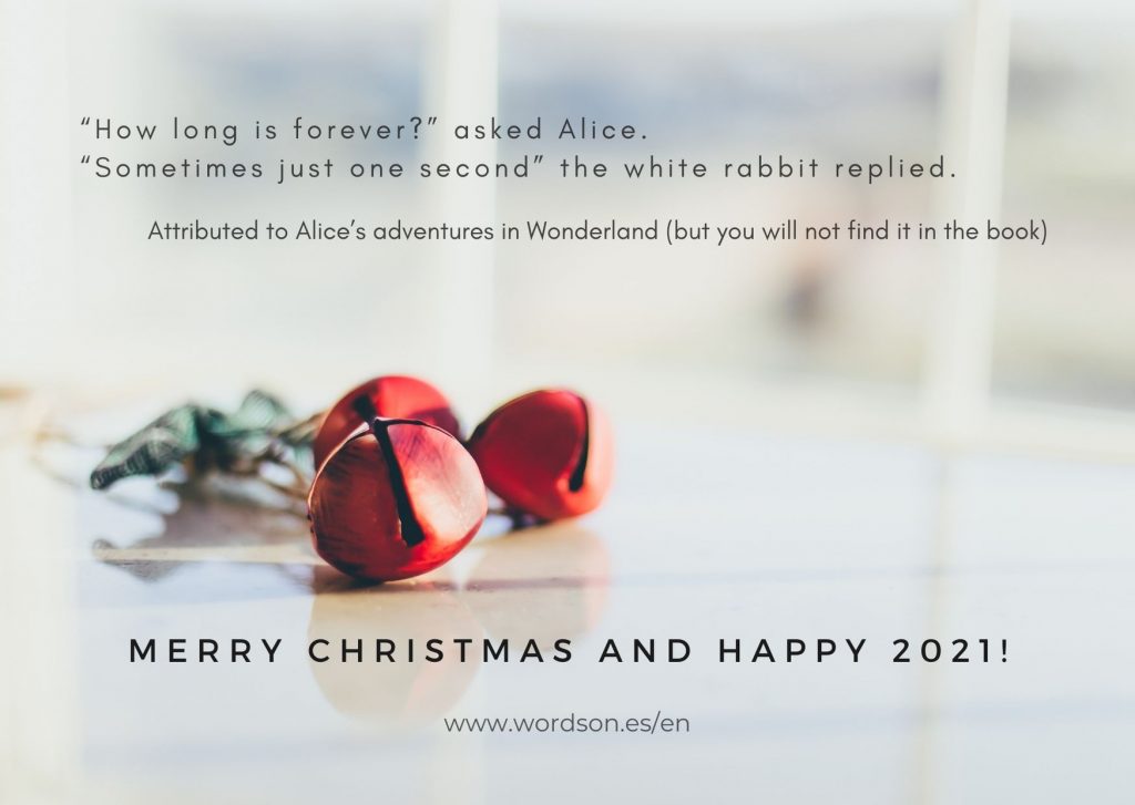 We wish a merry Christmas and a happy 2021.