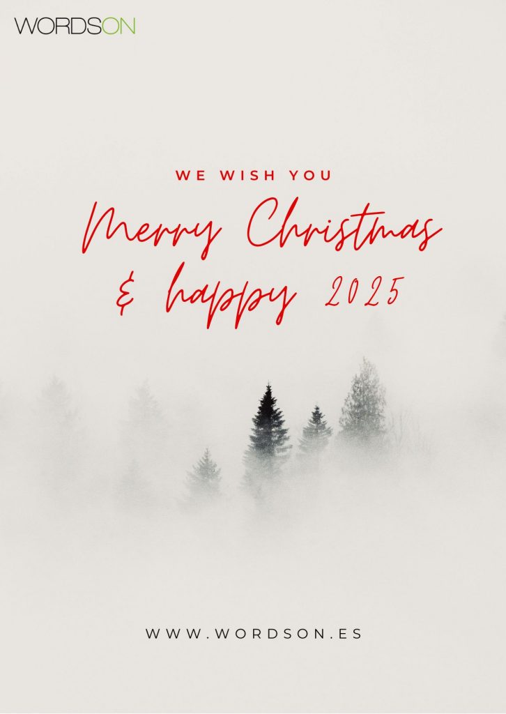 The Wordson Translation and Language Services team wish you a happy Christmas and an excellent 2025.